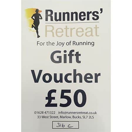 runners retreat £50 gift voucher