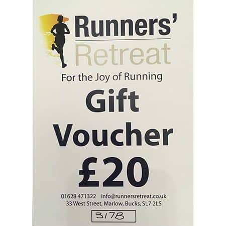 runners retreat £20 gift voucher