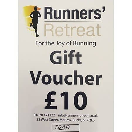 runners retreat £10 gift voucher