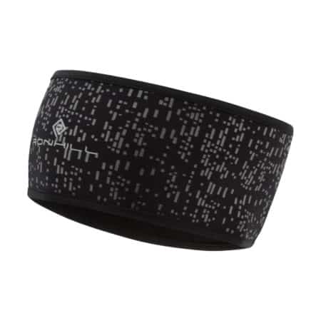 Ronhill Night Runner Black and Reflective Running Headband