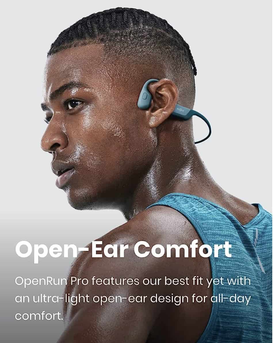OpenMove Open-Ear Bone Conducting Headphones (black) - Image 2