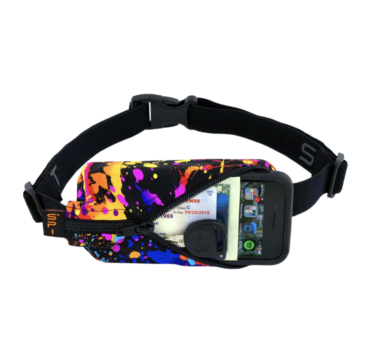 SPIbelt Rave with Black Zip