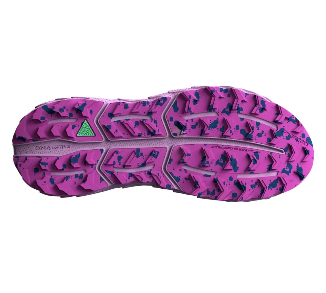 Brooks Cascadia 17 (Womens) - Navy/Purple/Violet - Image 2