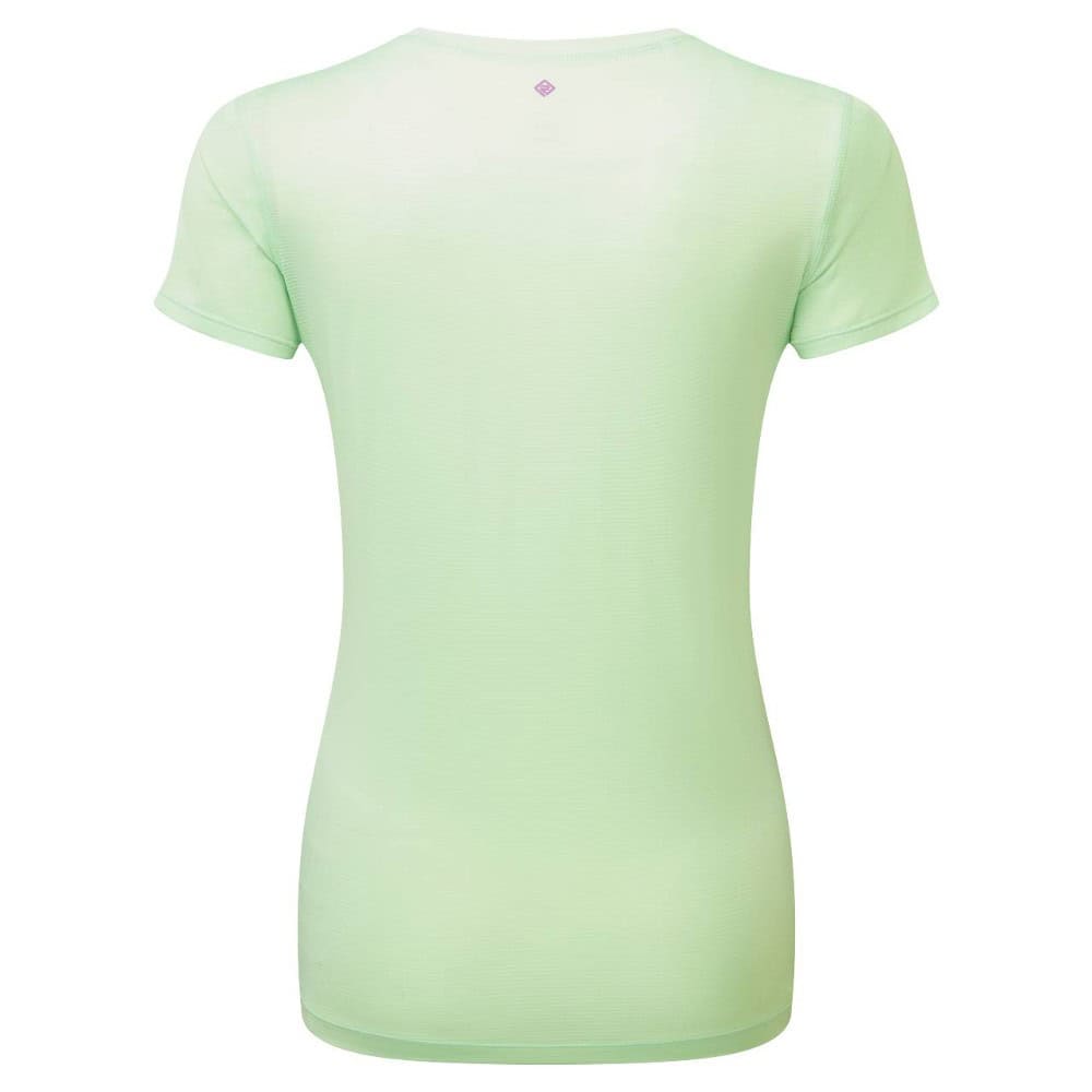 Ronhill Tech Short Sleeve Tee (Womens) - Honeydew/Fuchsia - Image 2