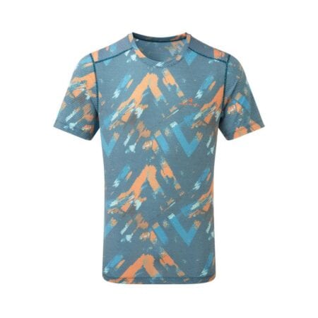 Ronhill Men's Tech Golden Hour Tee - Legion Blue Chevron