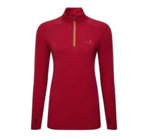 Ronhill Core Thermal 1/2 Zip (Womens) - Jam/Flame