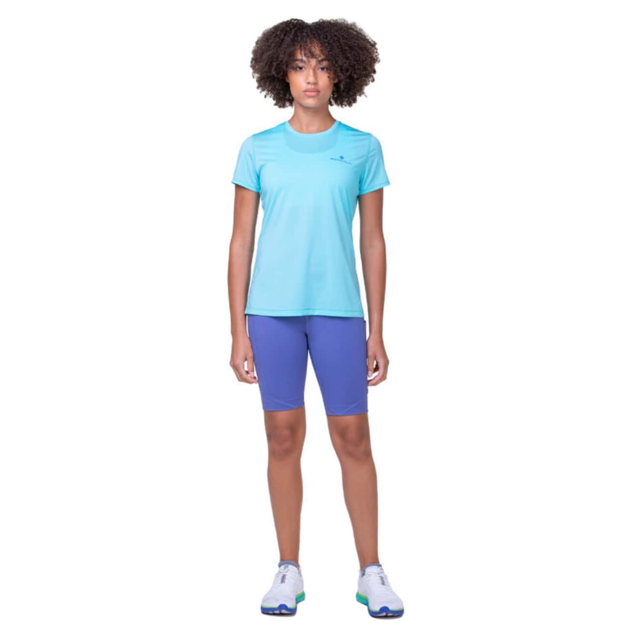 Ronhill Tech Stretch Short (Womens) - DkPeriwinkle/Aquamint - Image 2