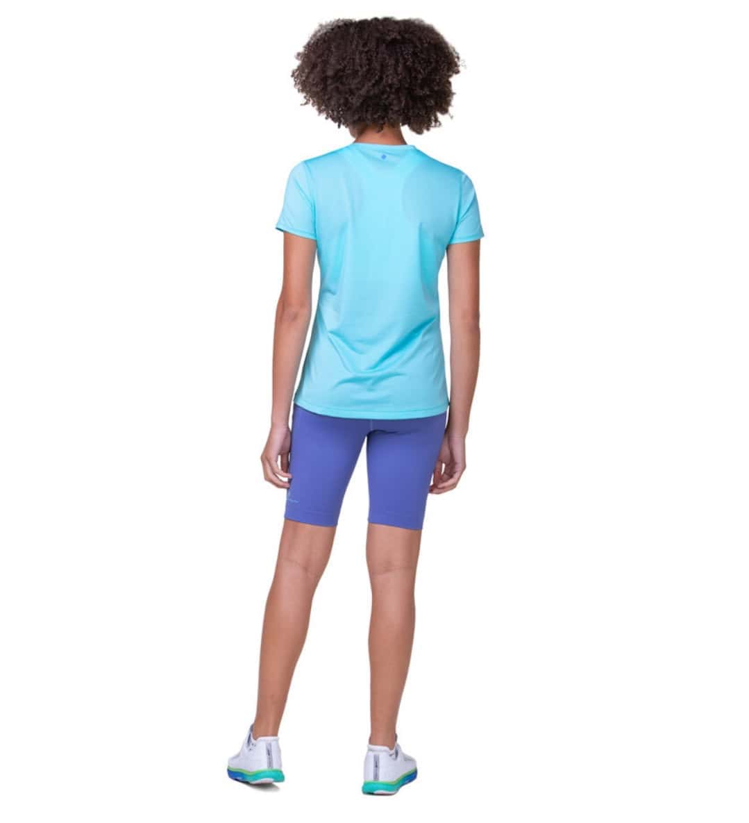 Ronhill Tech Stretch Short (Womens) - DkPeriwinkle/Aquamint - Image 3