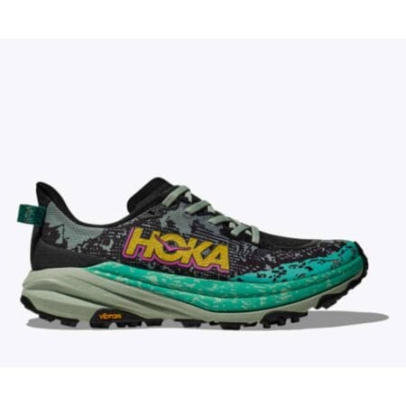 Hoka Speedgoat 6 (Women’s) - Black / Aloe Verra