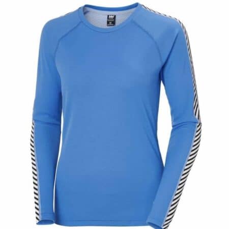 Helly Hansen Lifa Active Stripe Crew (Womens) - Ultra Blue