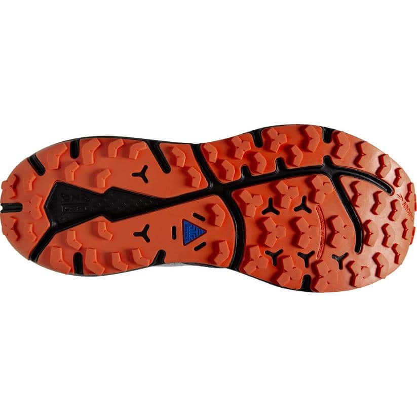 Brooks Divide 4 Goretex (Mens) -Black/Firecracker/Blue - Image 2