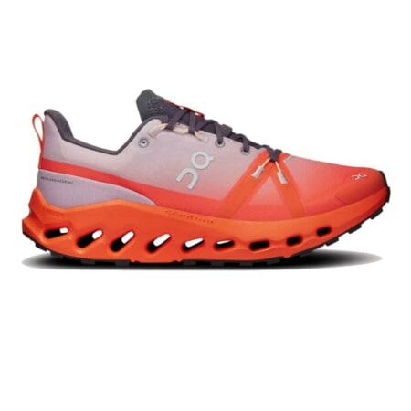 On Running Cloudsurfer Trail Waterproof (Mens) - Mauve/Flame