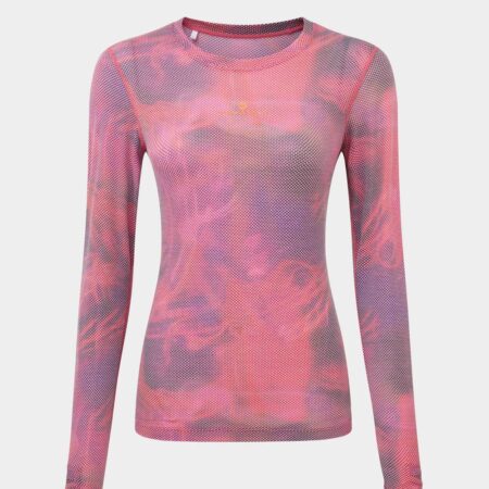 Ronhill Tech Golden Hour L/S Tee (Women’s) - Salsa / Illuminations