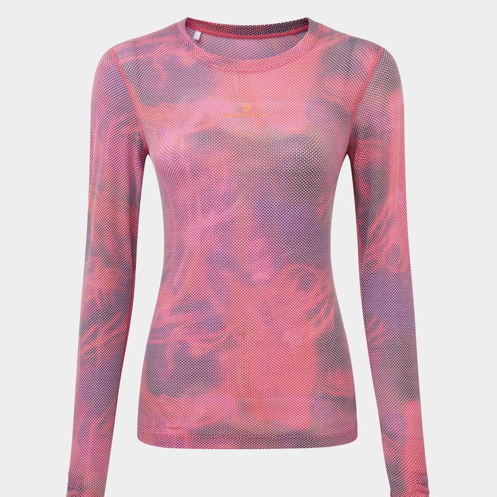 Ronhill Tech Golden Hour L/S Tee (Women’s) - Salsa / Illuminations