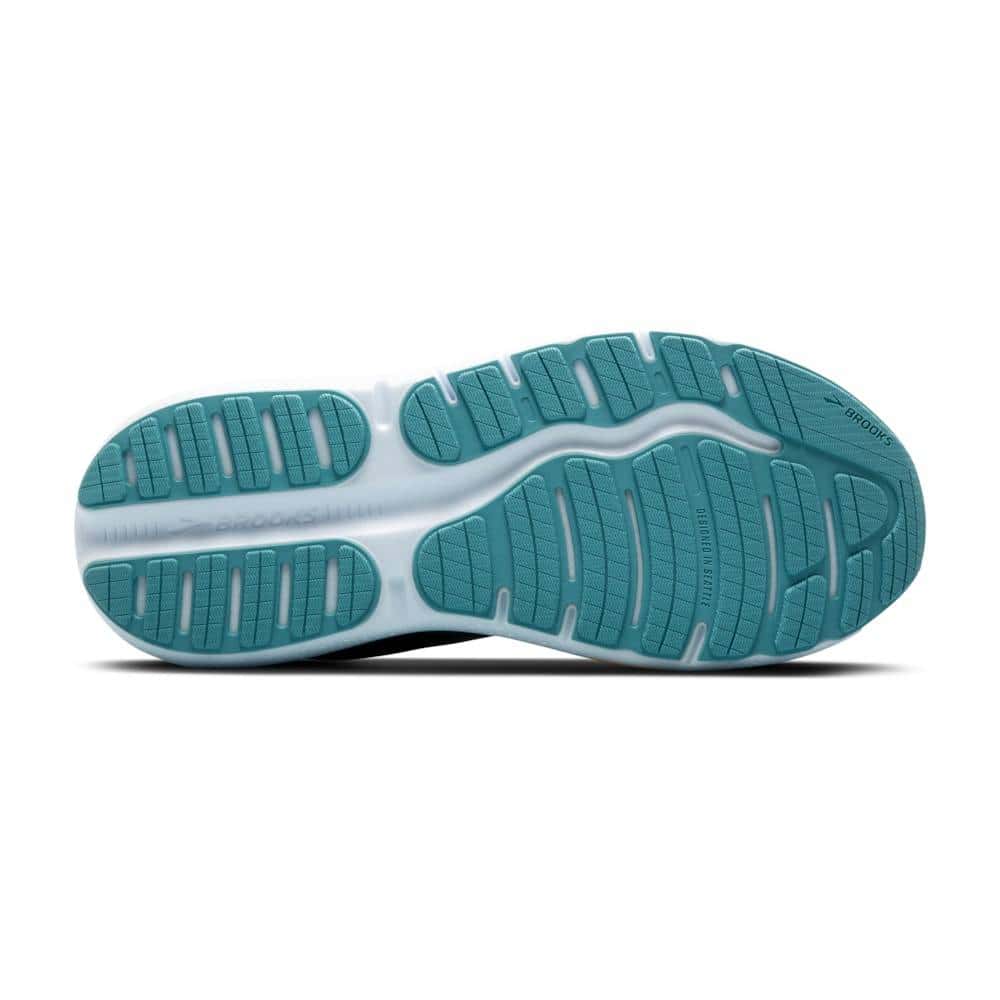 Brooks Ghost Max 2 (Mens) - Moroccan Blue/Aqua/Orange Pop - Image 5