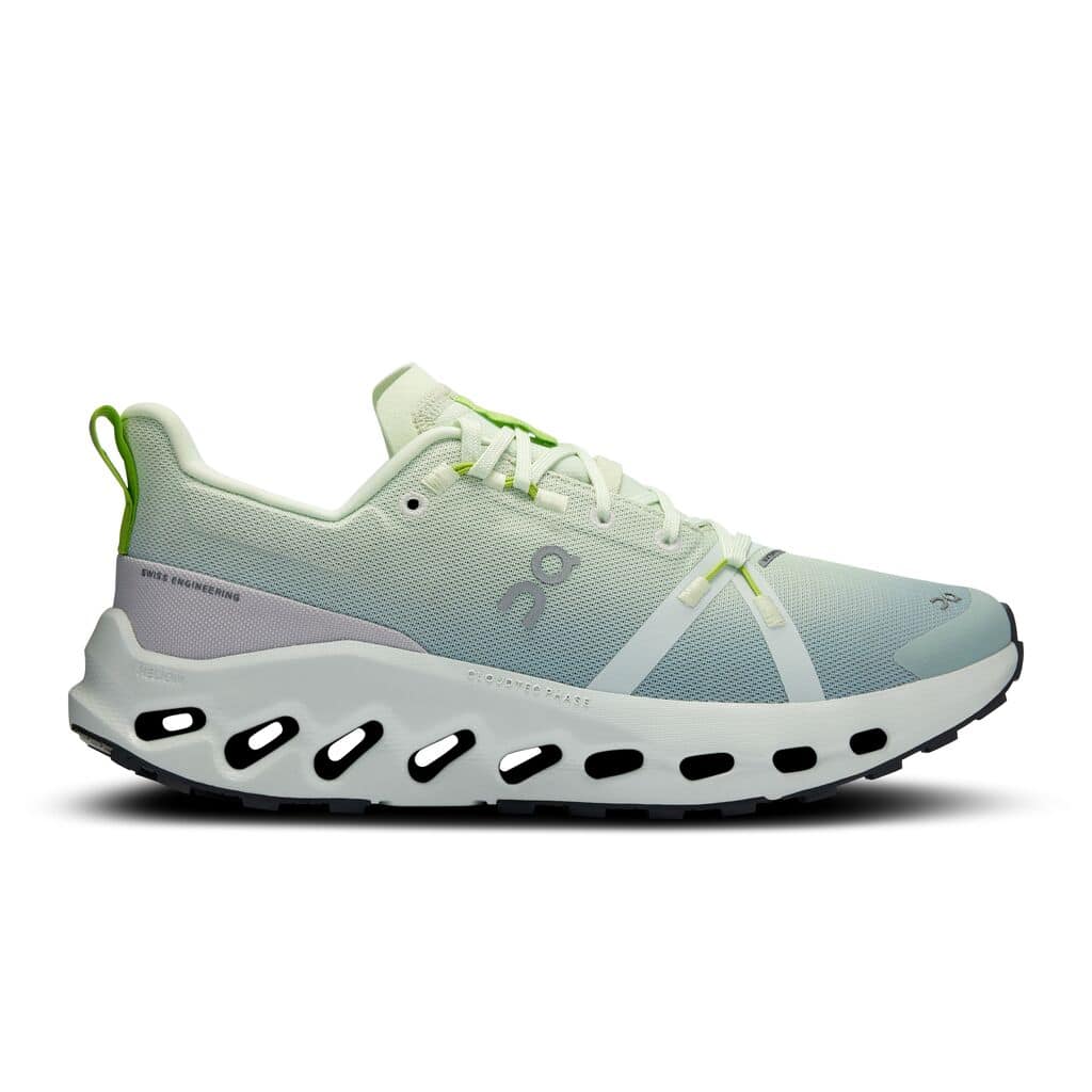 On Running Cloudsurfer Trail Waterproof (Womens) - Lime/Mineral - Image 2