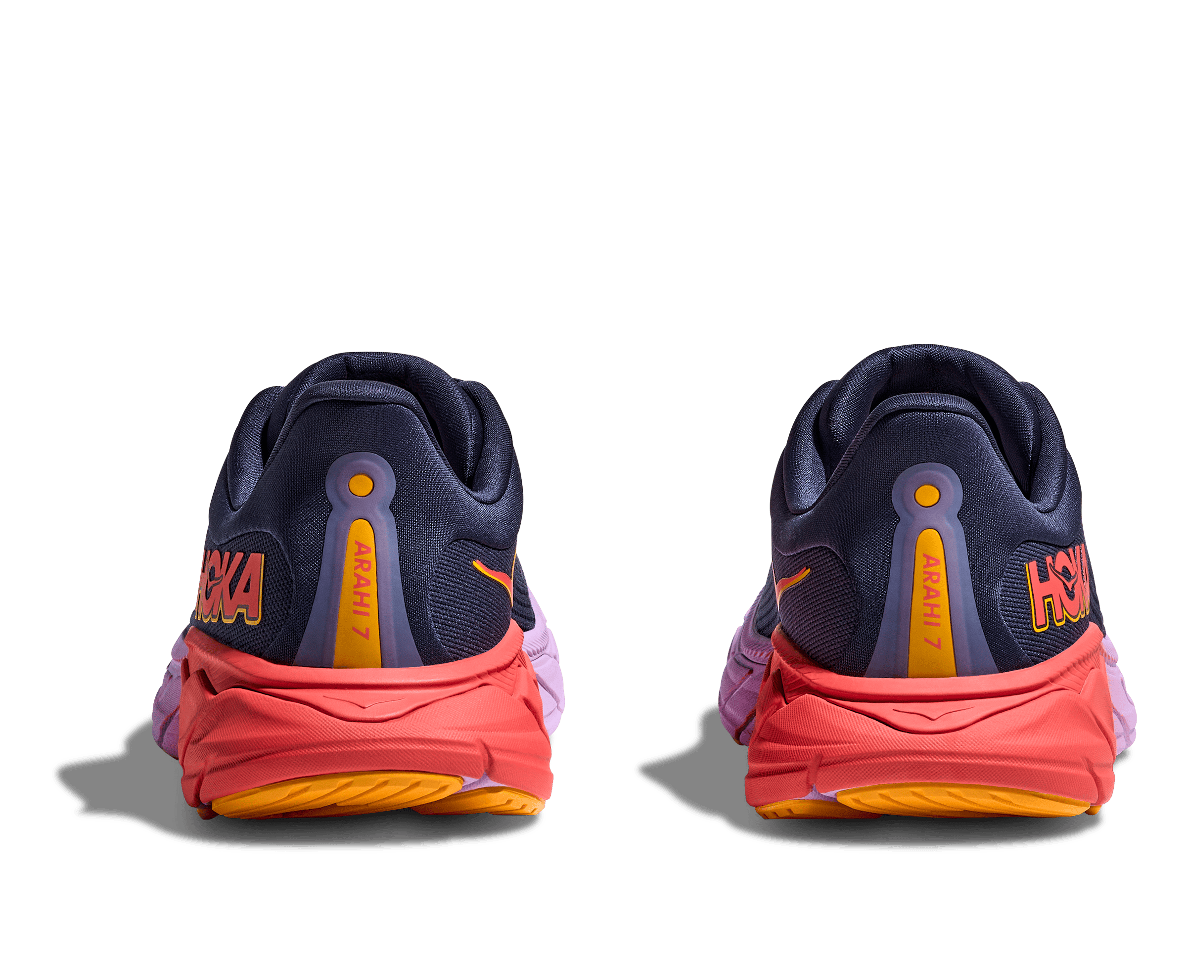 Hoka Arahi 7 (Womens) - Nautical Dust / Varsity Navy - Image 4