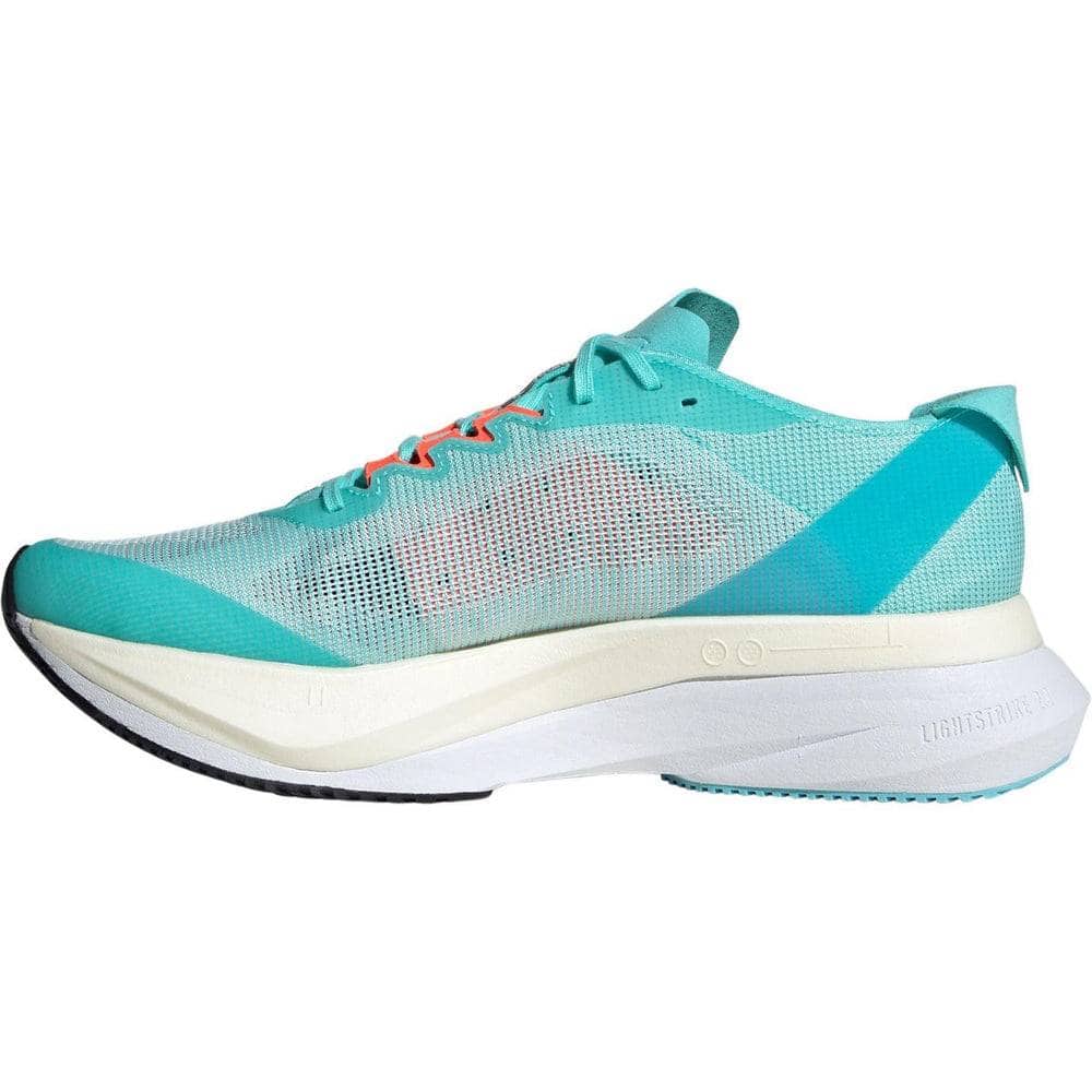 Adidas Adizero Boston 12 (Womens) - Flash Aqua / Orchid Fusion - Image 2