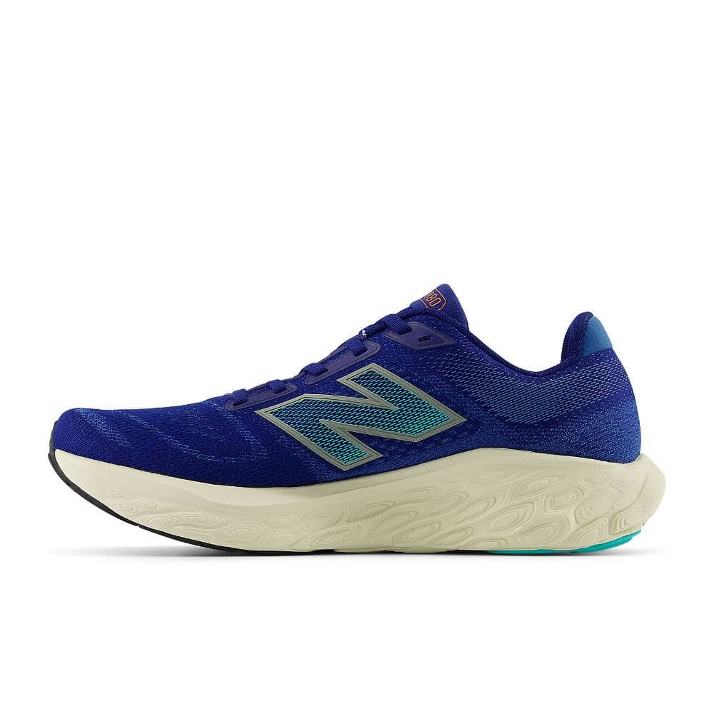 New Balance Fresh Foam X 880 v14 Wide (Mens) - Inkwell with Cyber Jade and Dark Silver Metallic - Image 3