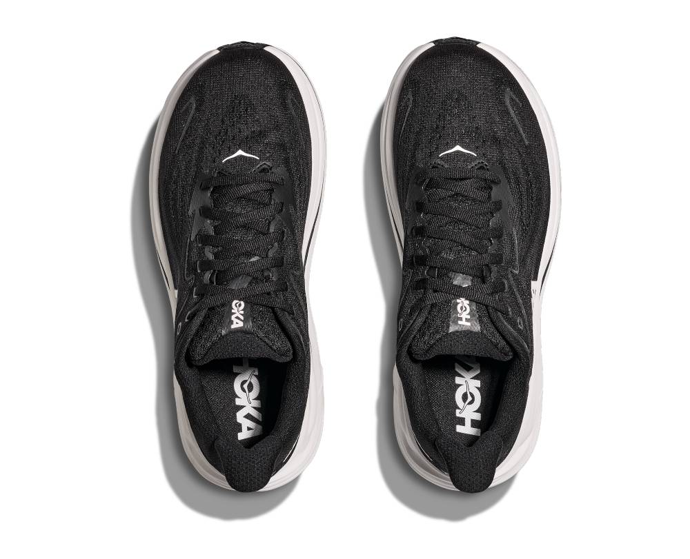 Hoka Clifton 10 (Women's) - Black/White - Image 2