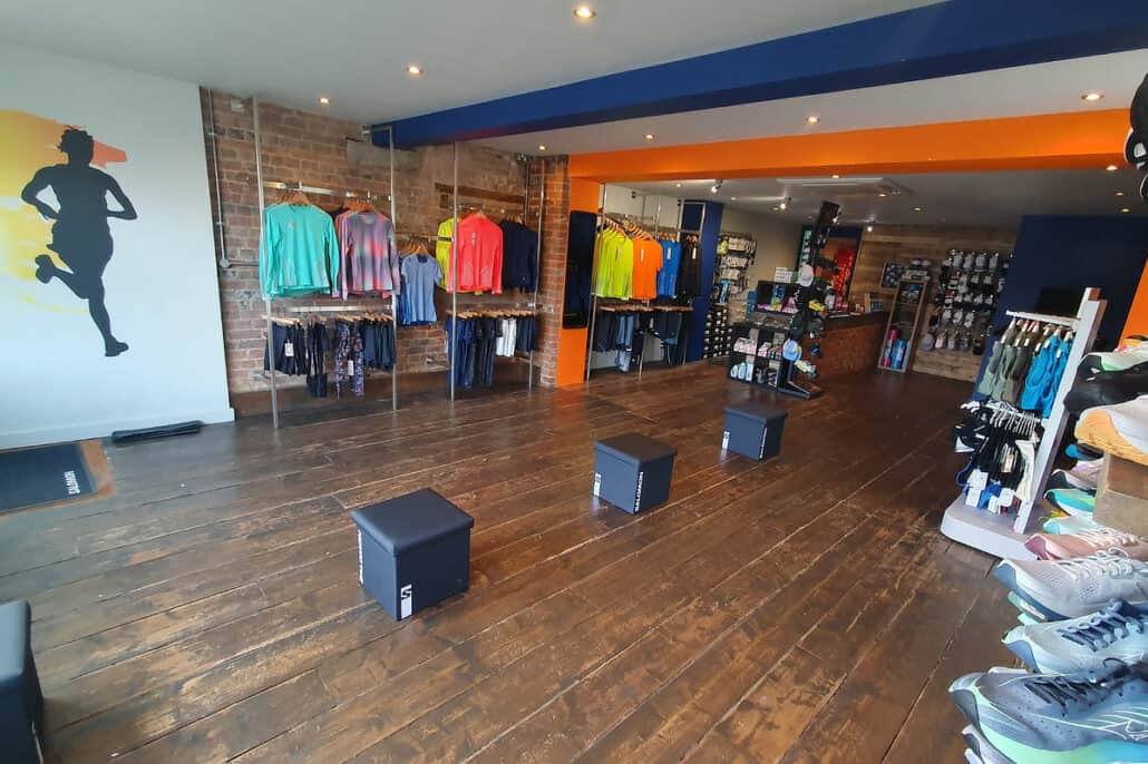 Bagshot runners retreat running shop inside