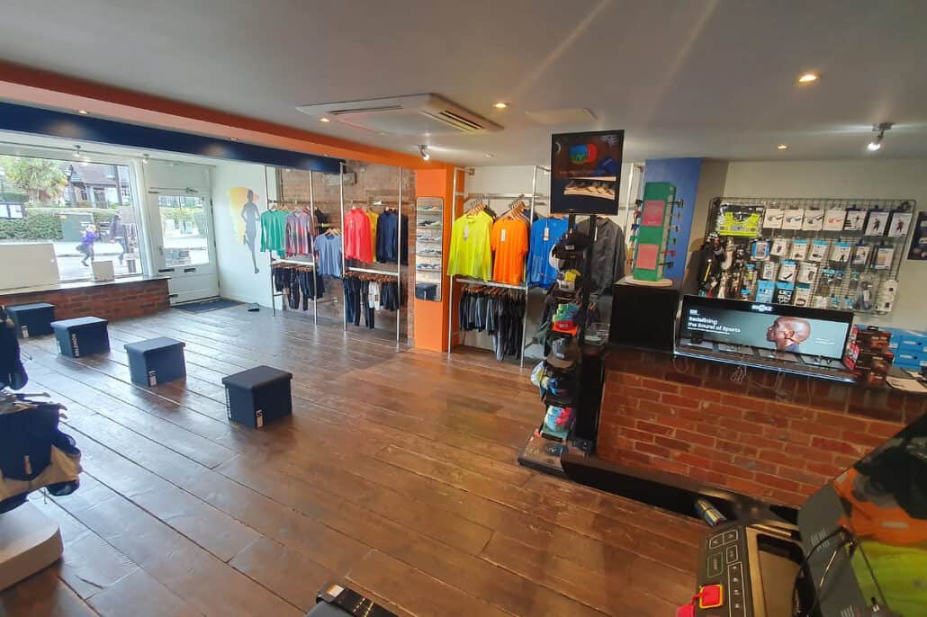 Bagshot runners retreat running shop inside