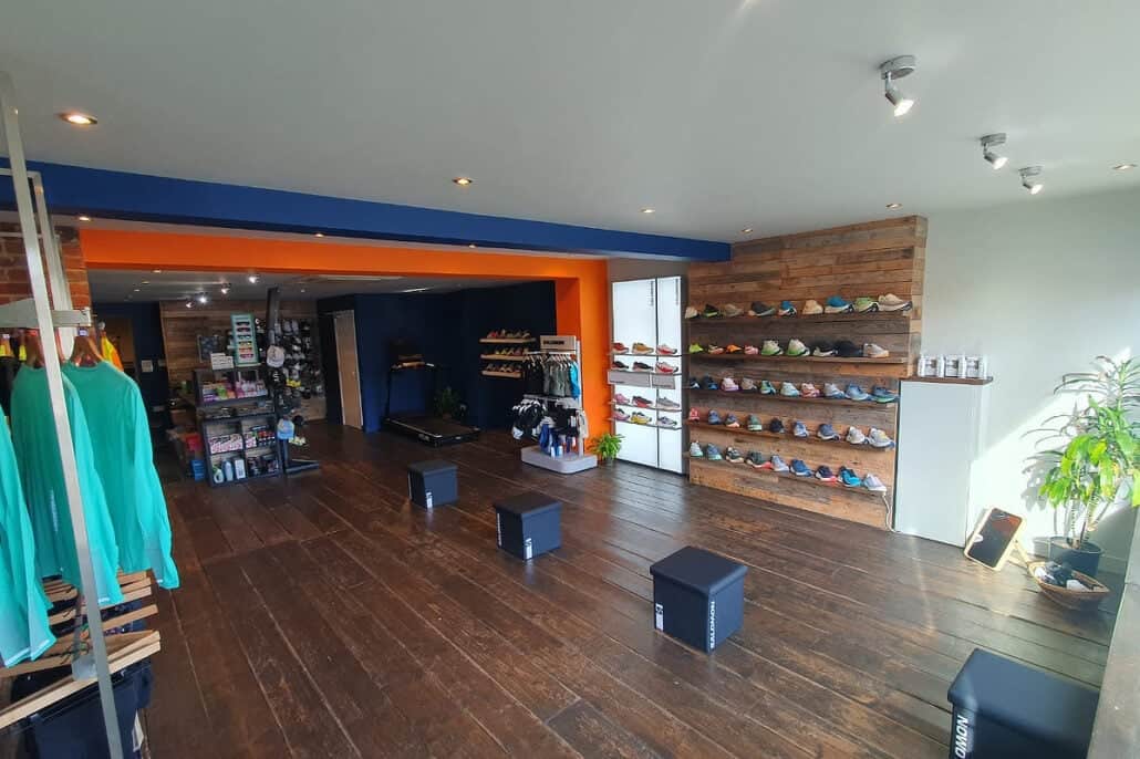 Bagshot runners retreat running shop inside