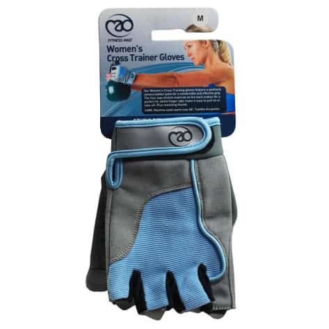 Fitness-MAD Women's Cross Training Gloves (Blue) - Image 2