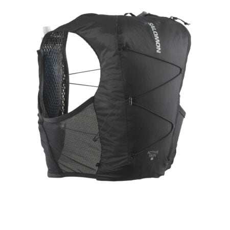 Salomon Active Skin 8 Backpack (With Flasks) - Black