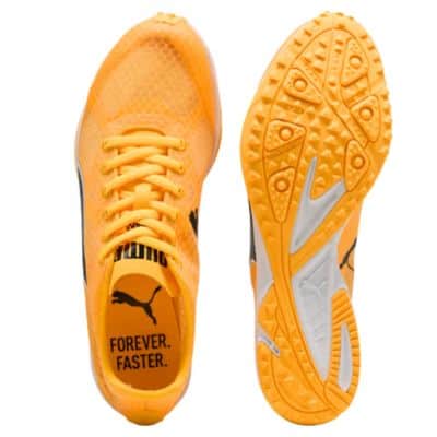 Puma Unisex EvoSpeed Haraka 8 - Sunstream/PUMA Black/PUMA White - Image 3