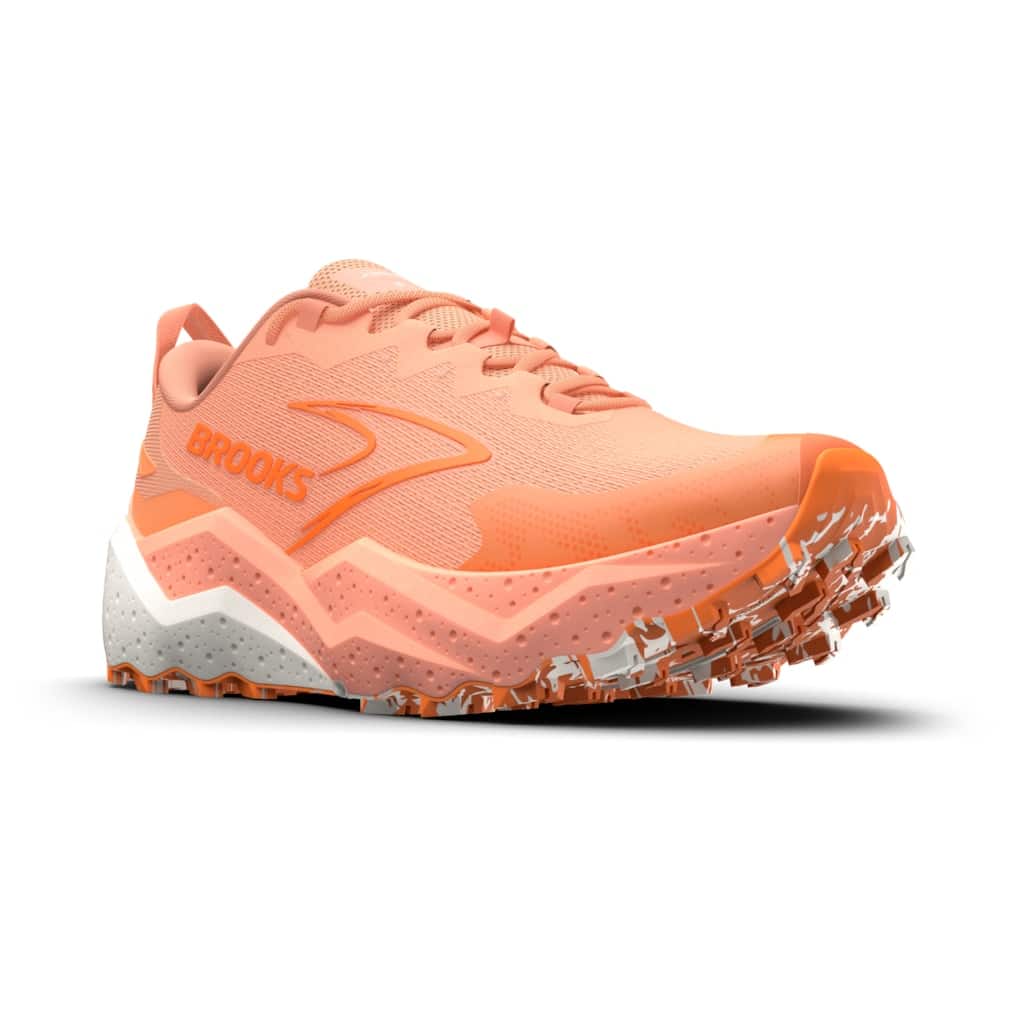 Brooks Caldera 8 (Womens) - Peach/Peach/Coconut - Image 2