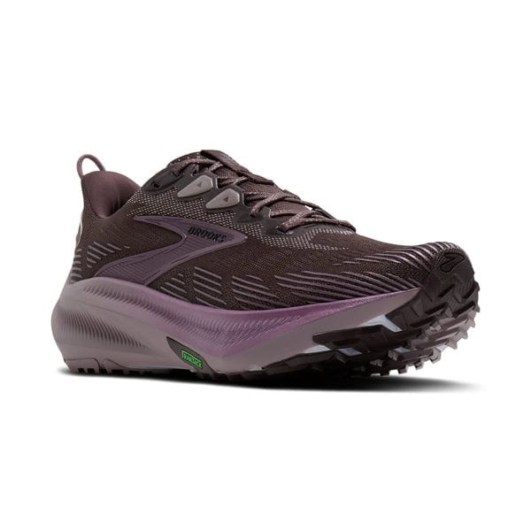 Brooks Ghost Trail Womens Running Shoes - Raisin/Purple/Metallic - Image 6