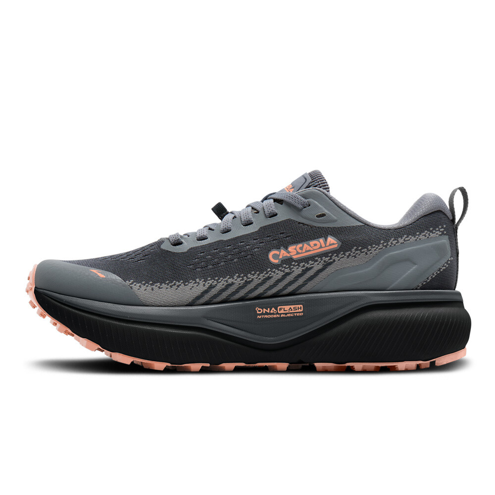 Brooks Cascadia 20 Women's - Grey/grey/peach - Image 2