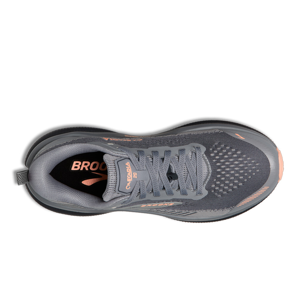Brooks Cascadia 20 Women's - Grey/grey/peach - Image 5