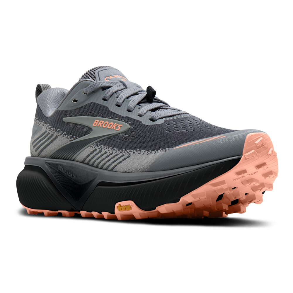 Brooks Cascadia 20 Women's - Grey/grey/peach - Image 4